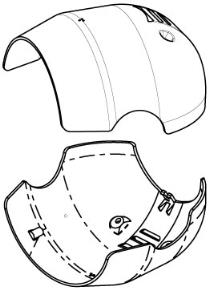 MIC-9K-SNSHLD-W Солнц. козырек, тепловиз. кам. PTZ, бел.